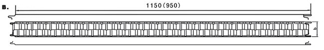 Drawings of EPS sandwich panel